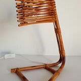 Bamboo bedside lamp