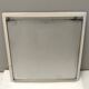 Postmodern Square Beige Wall Mirror with a Beveled Glass, Italy