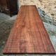 Vintage industrial table – Iron base and solid wood top (201 cm)