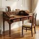 Chinese table with the vintage chair.