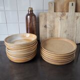 Set de 6 assiettes creuses en grès