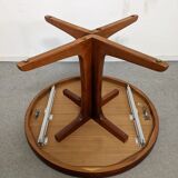 Baumann round table with extensions from the 60s/70s