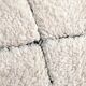 Moroccan Berber carpet blessed ouarain ecru with black diamonds engraved 148x108cm