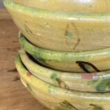 Set of 4 bowls and 1 dish