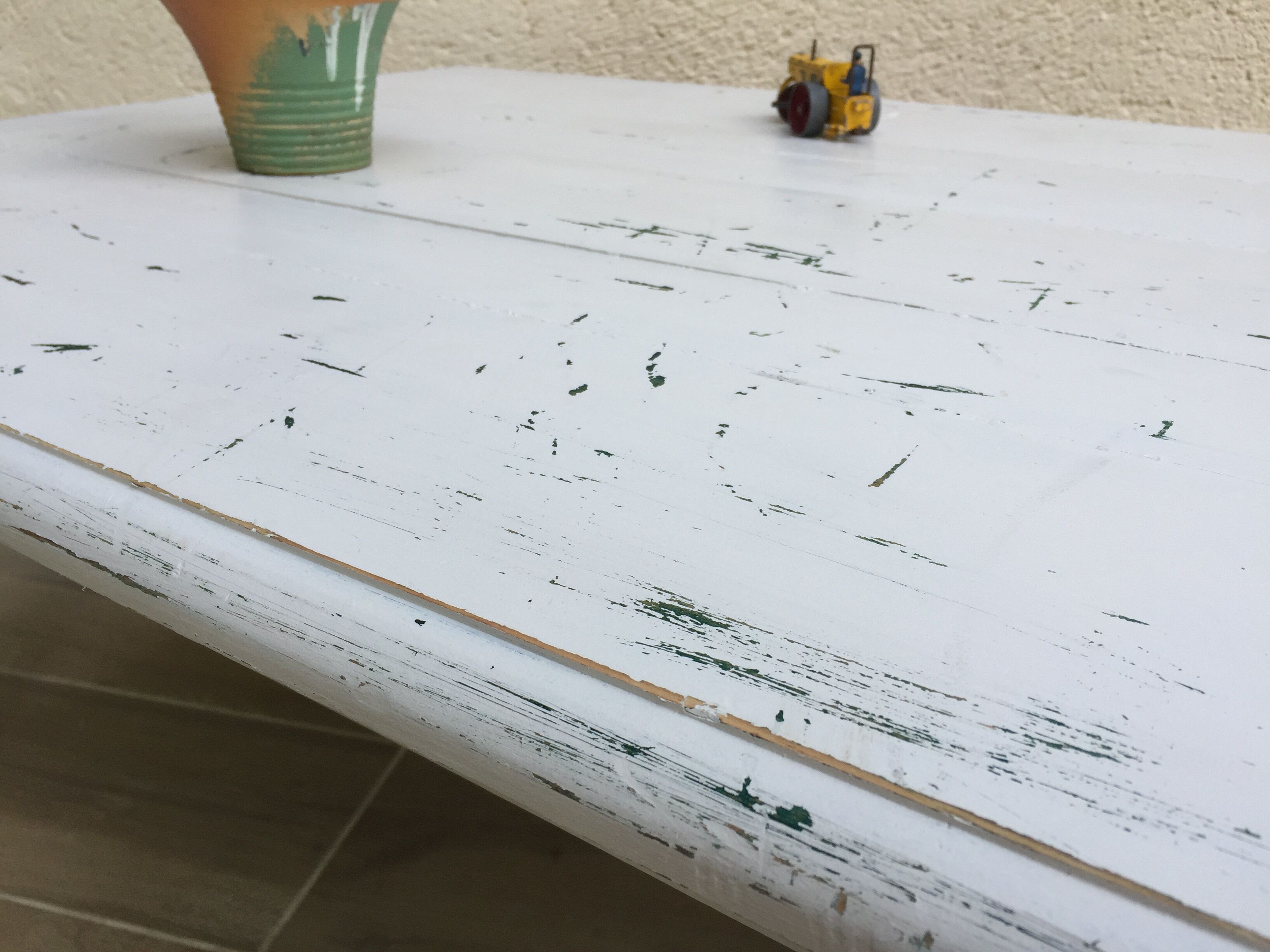 Table basse de ferme vintage