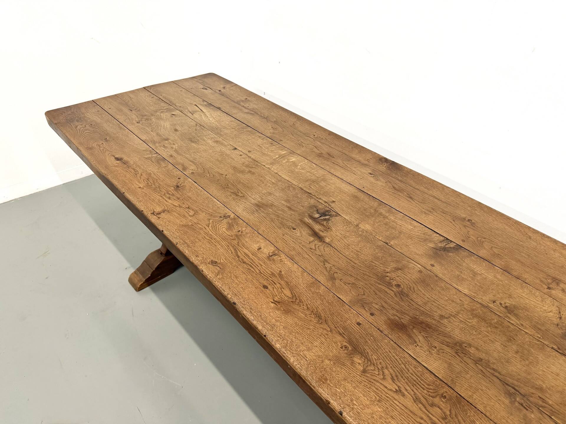 Table de monastère en chêne, circa 1900