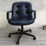 Comforto leather armchair by Mobilier international