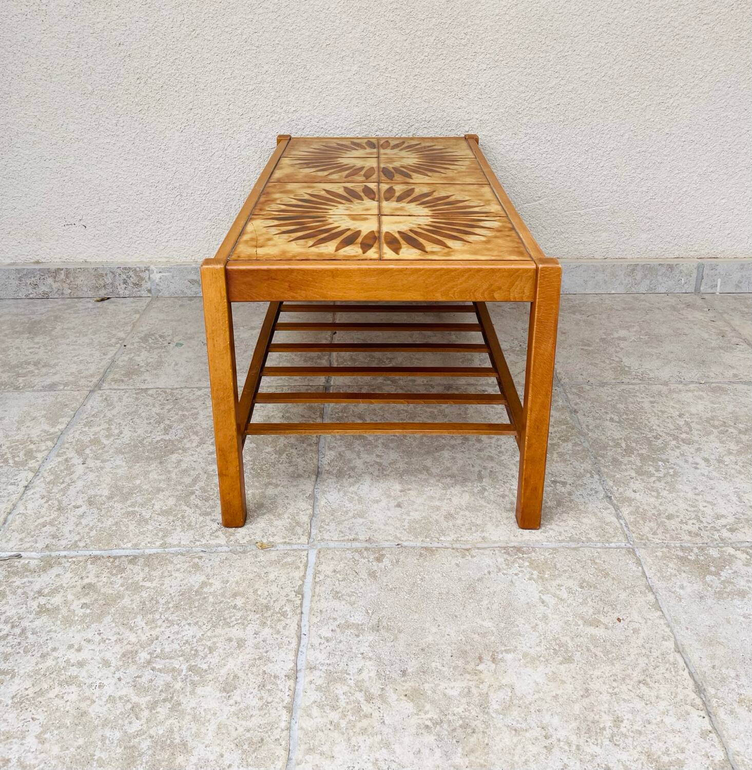 Vintage teak coffee table from the 1960s.