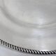 Round table service table tray Silver metal punch WMF