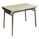 Yellow formica table