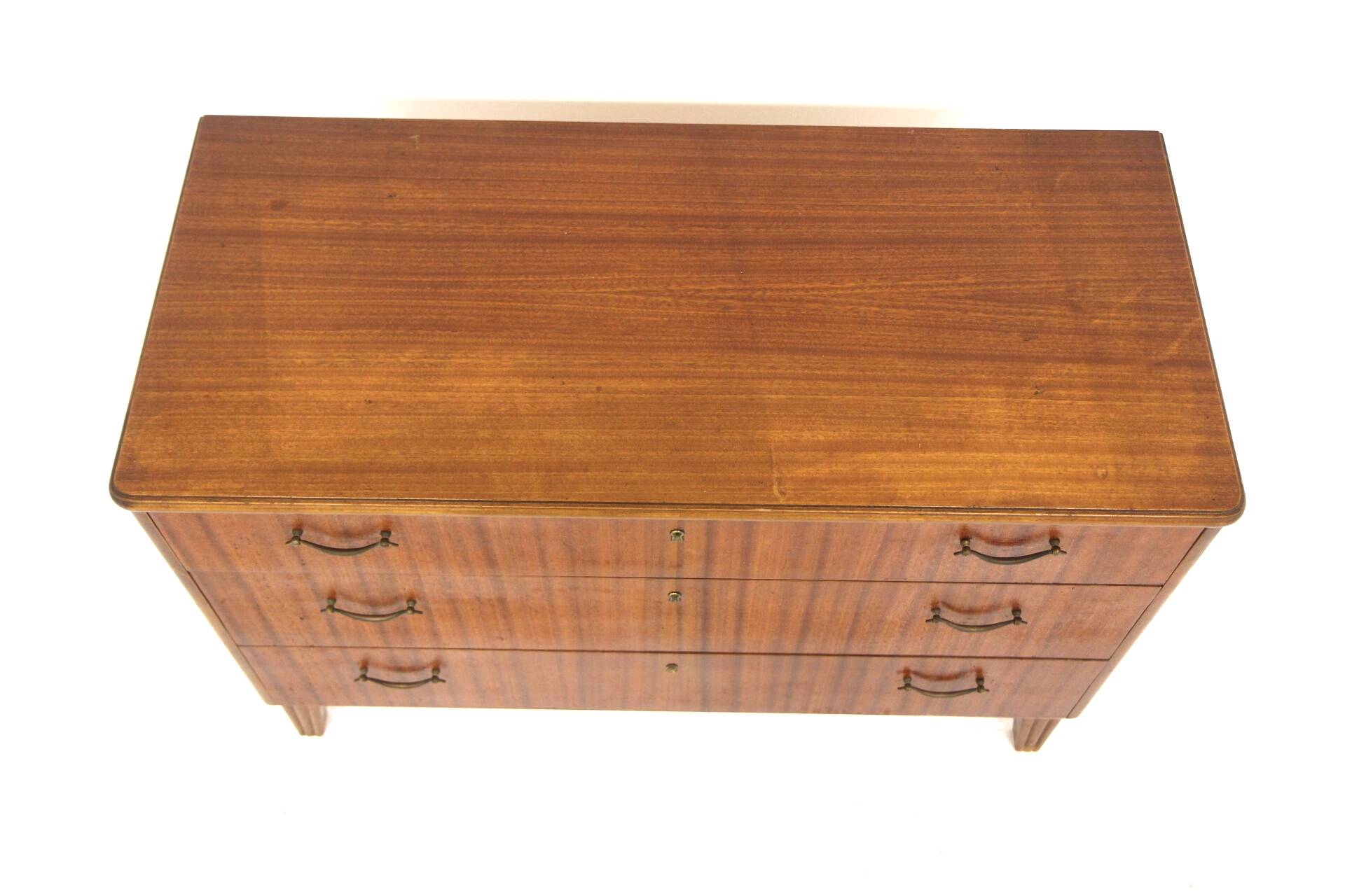 Scandinavian mahogany chest of drawers, Sweden, 1950