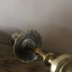 Candle holder brass corolla decor candle