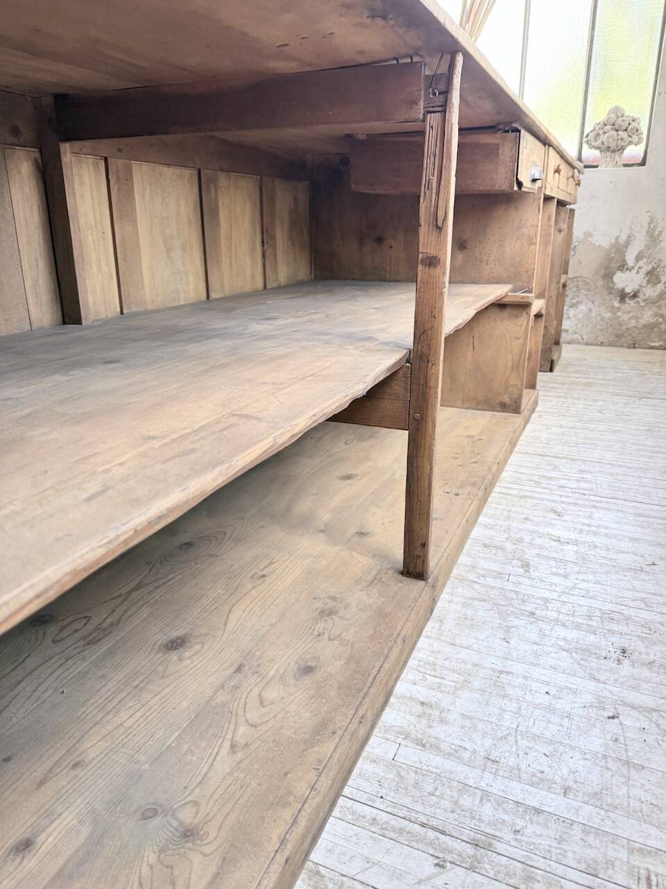 Comptoir de métier pin XXL 3m5 1950