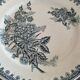 8 iron earthenware plates (St Amand Hamage HB & Cie Sarreguemines Digoin)
