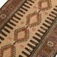 Ivory & Brown Turkish Vintage Kilim Rug, 99x197Cm
