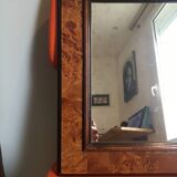 Elm burl mirror