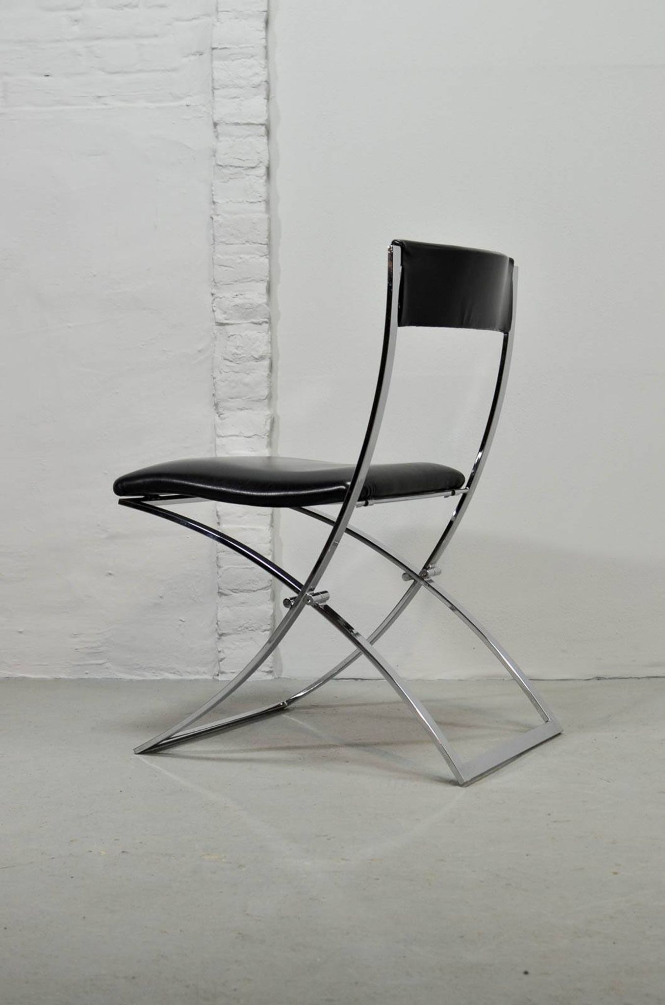 Chaises de salle à manger vintage Marcello Cuneo pour Mobel Italia, années 1980