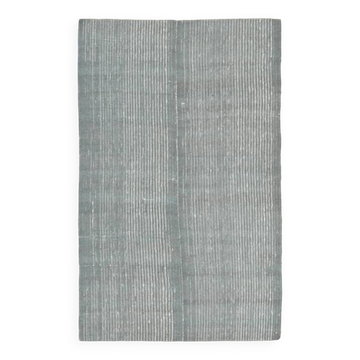 4x7 Shades Of Ash Green Soft Pastel Vintage Rug, 135x221Cm SK 34655