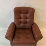 Leather armchair, Himolla, Germany, 1970
