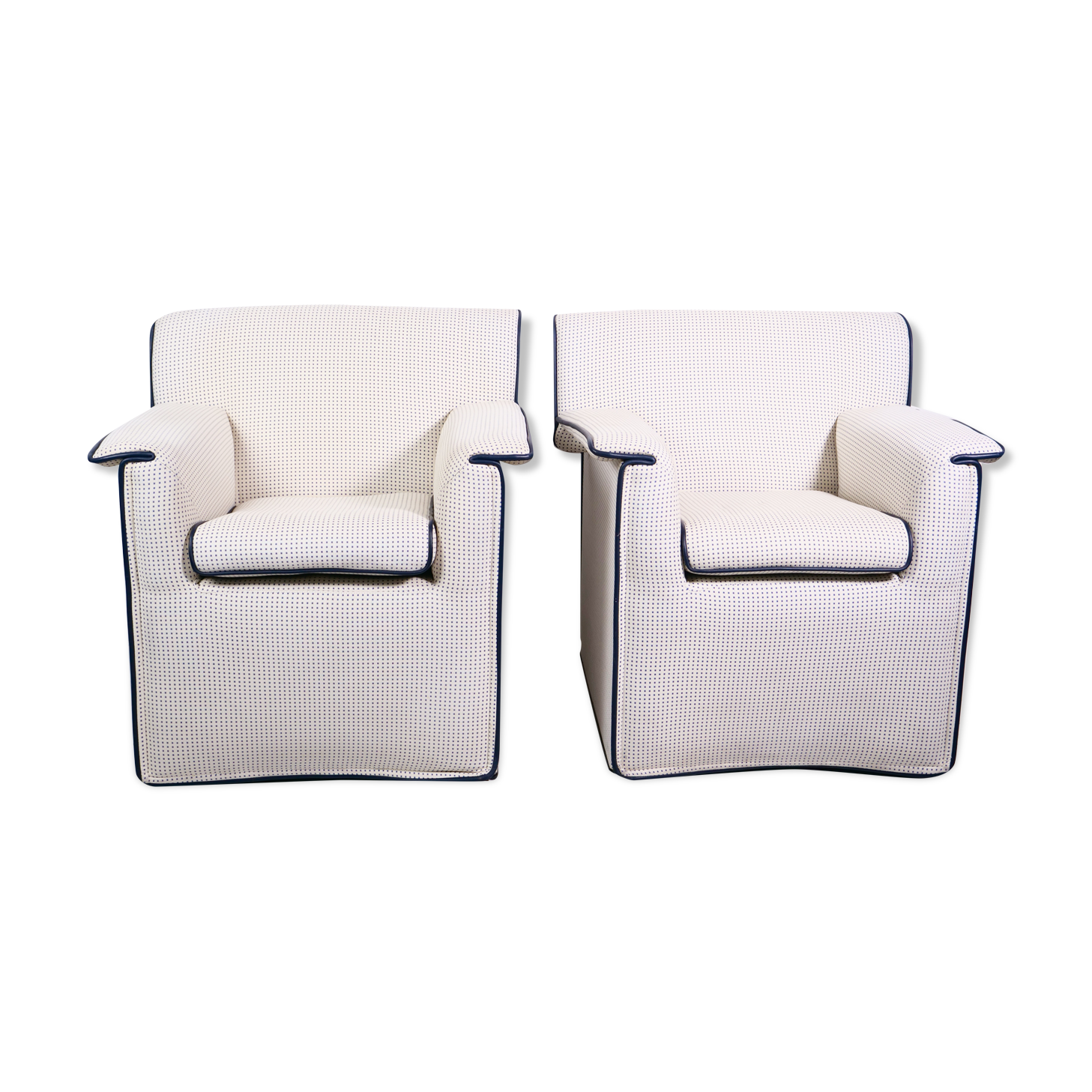 pair of armchairs Laurianetta by Afra and Tobia Scarpa for B&B Italia