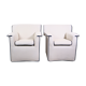 pair of armchairs Laurianetta by Afra and Tobia Scarpa for B&B Italia