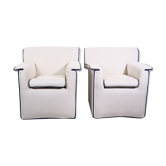 pair of armchairs Laurianetta by Afra and Tobia Scarpa for B&B Italia