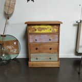 Small bohemian chest of drawers