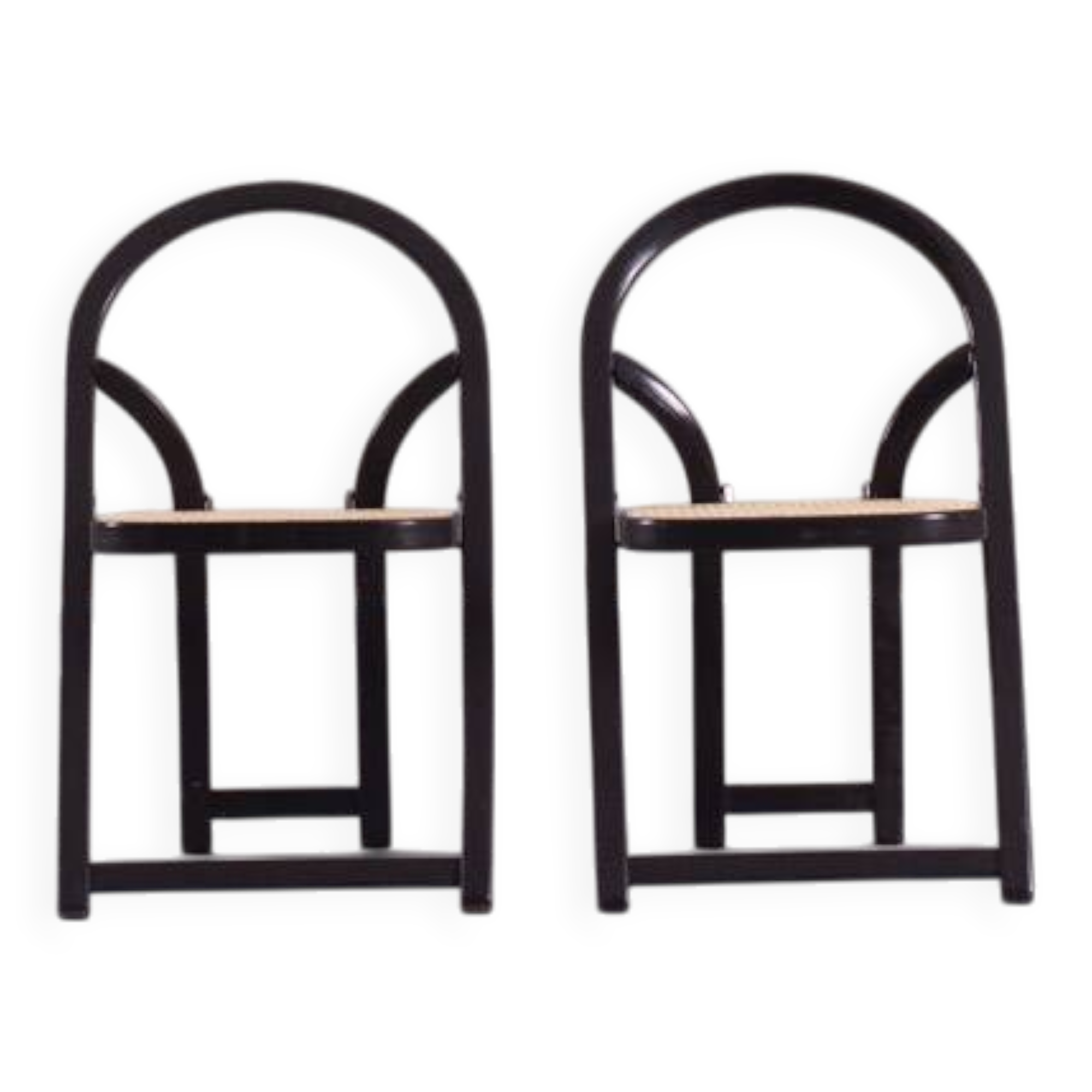 Mid-century Arca folding chairs by Gigi Sabadin for Crassevig, Italy, 1970s (set of 2)