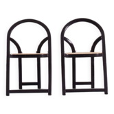 Mid-century Arca folding chairs by Gigi Sabadin for Crassevig, Italy, 1970s (set of 2)