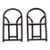 Mid-century Arca folding chairs by Gigi Sabadin for Crassevig, Italy, 1970s (set of 2)