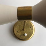 Pair italian wall lightstyle years 50's white ivory