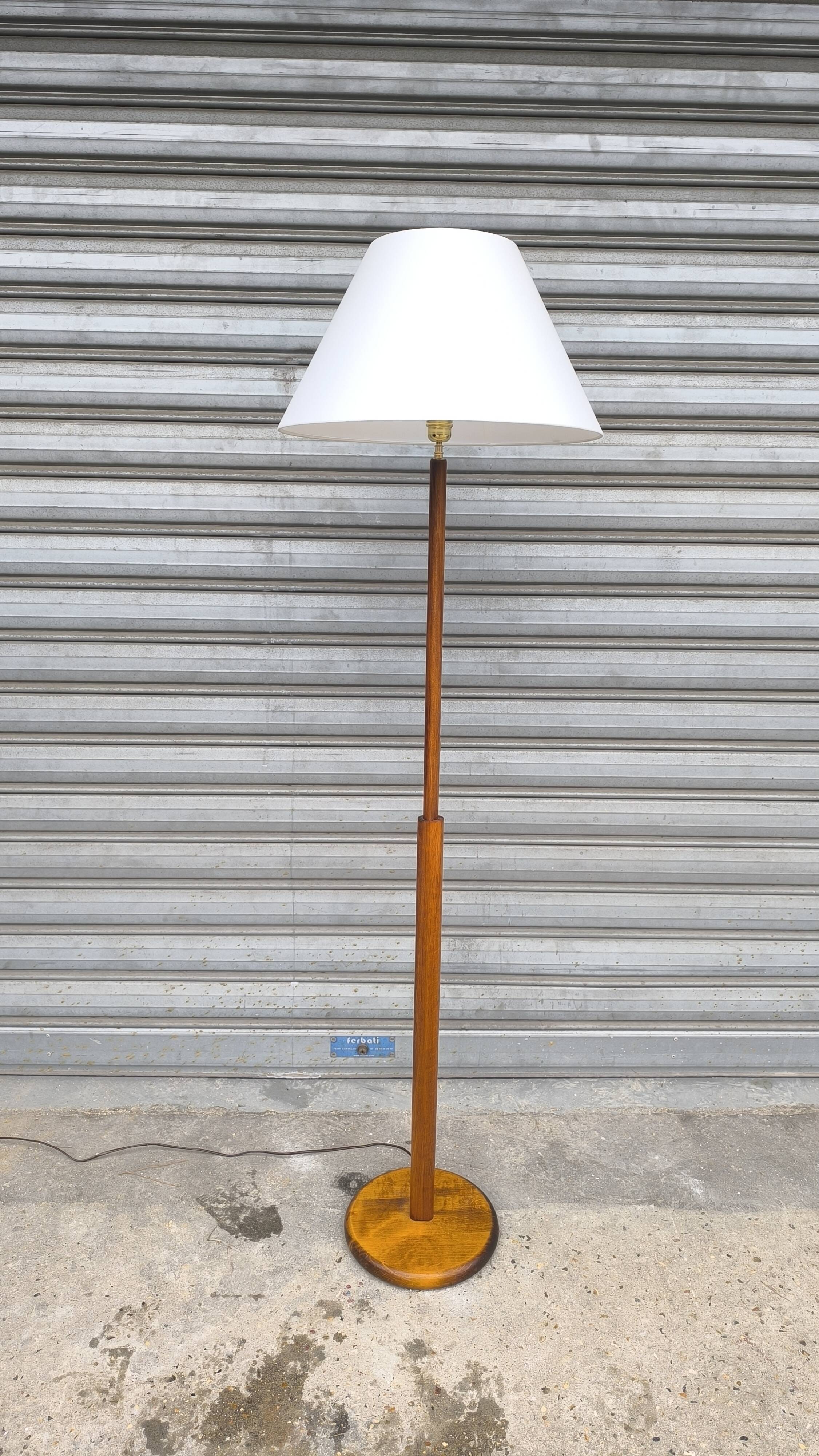 Scandinavian teak floor lamp 1960