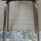 Tabouret formica bleu & chrome 1960