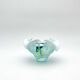 Coupe Studio Glass signed Lubomir Hora Blown Glass Polychrome 80s