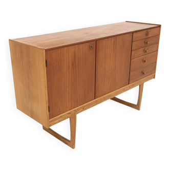 Scandinavian "Tokyo" teak sideboard, Yngvar Sandström, NK, Sweden, 1960