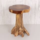 Natural teak tree root table 35x50 cm