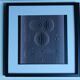 Tableau Vintage Art Optique – Linear Composition B&W – Frame 40x40cm