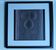 Tableau Vintage Art Optique – Composition Linéaire N&B – Cadre 40x40cm