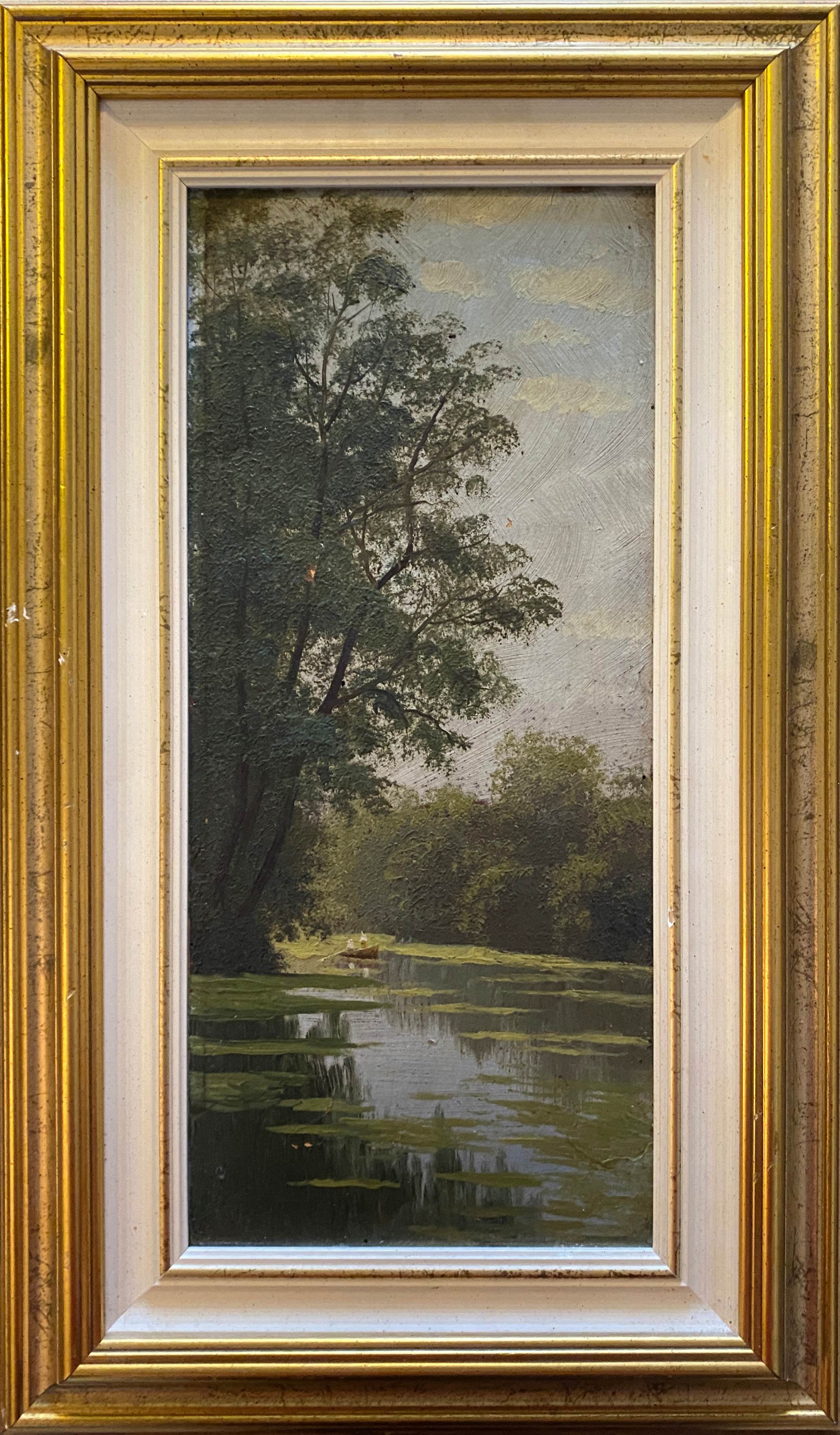 Table "Boat over the water" HST/P middle XXth and frame