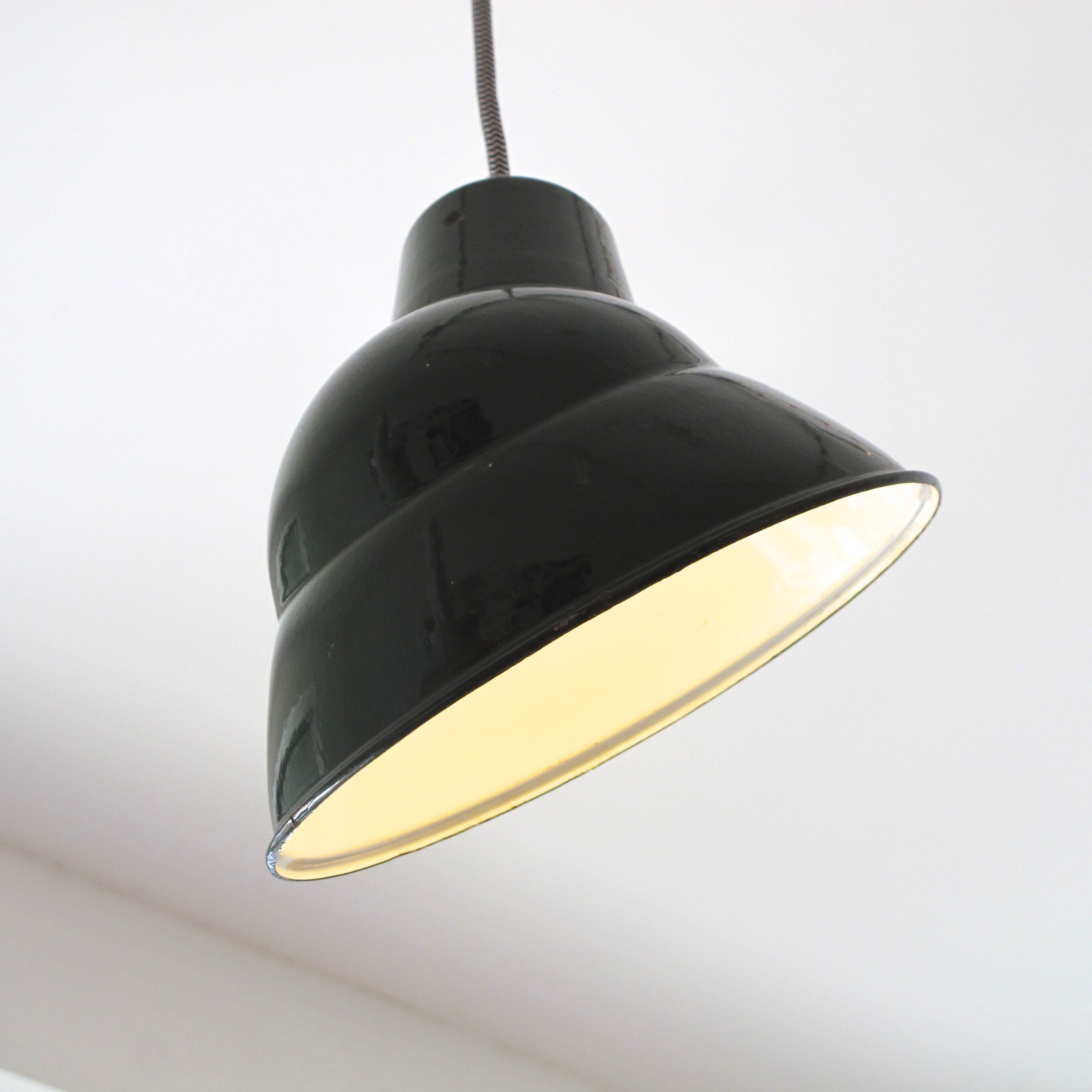 Industrial suspension metal enamelled 1950