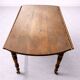 Table ancienne en bois rabatable – Style campagne / vintage