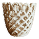 Woven earthenware pot