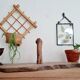 Antique brutalist wooden tray