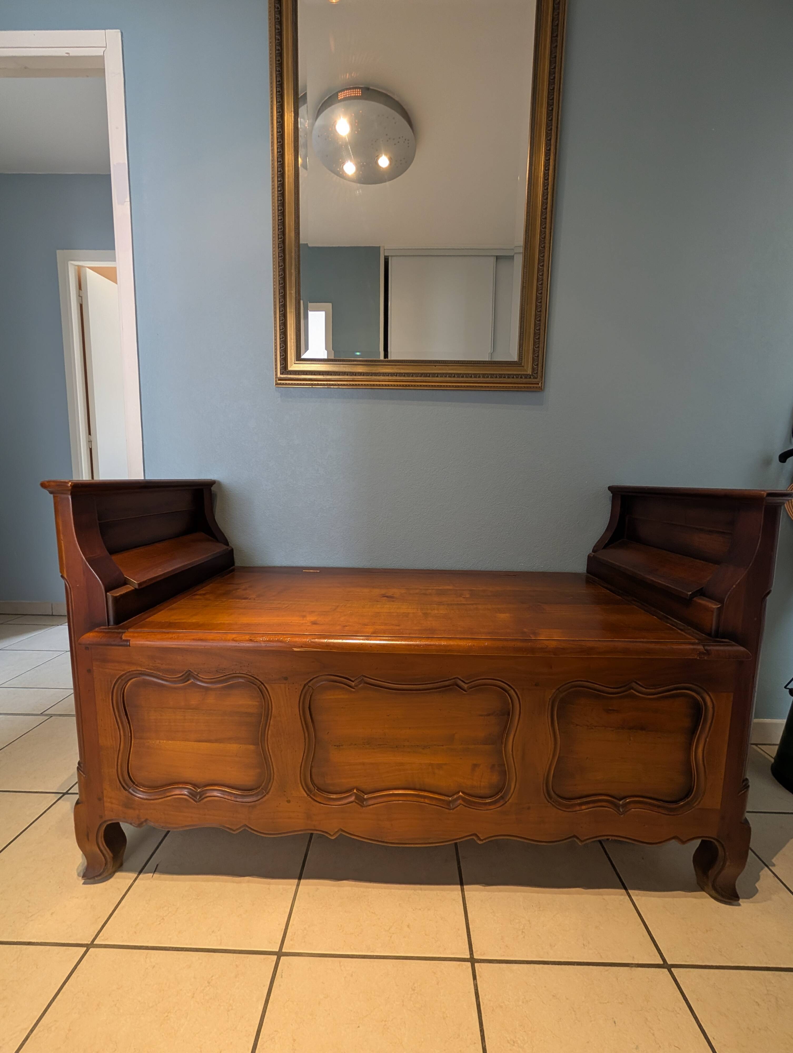 Solid cherry wood coffee table