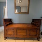 Solid cherry wood coffee table