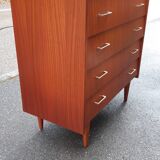 Vintage chest of drawers spindle feet