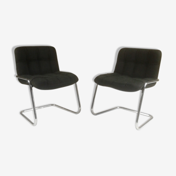 Pair of Storm chairs by Yves Chrystin for Airborne