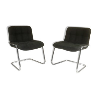 Pair of Storm chairs by Yves Chrystin for Airborne