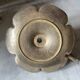 Brass flower candle holder