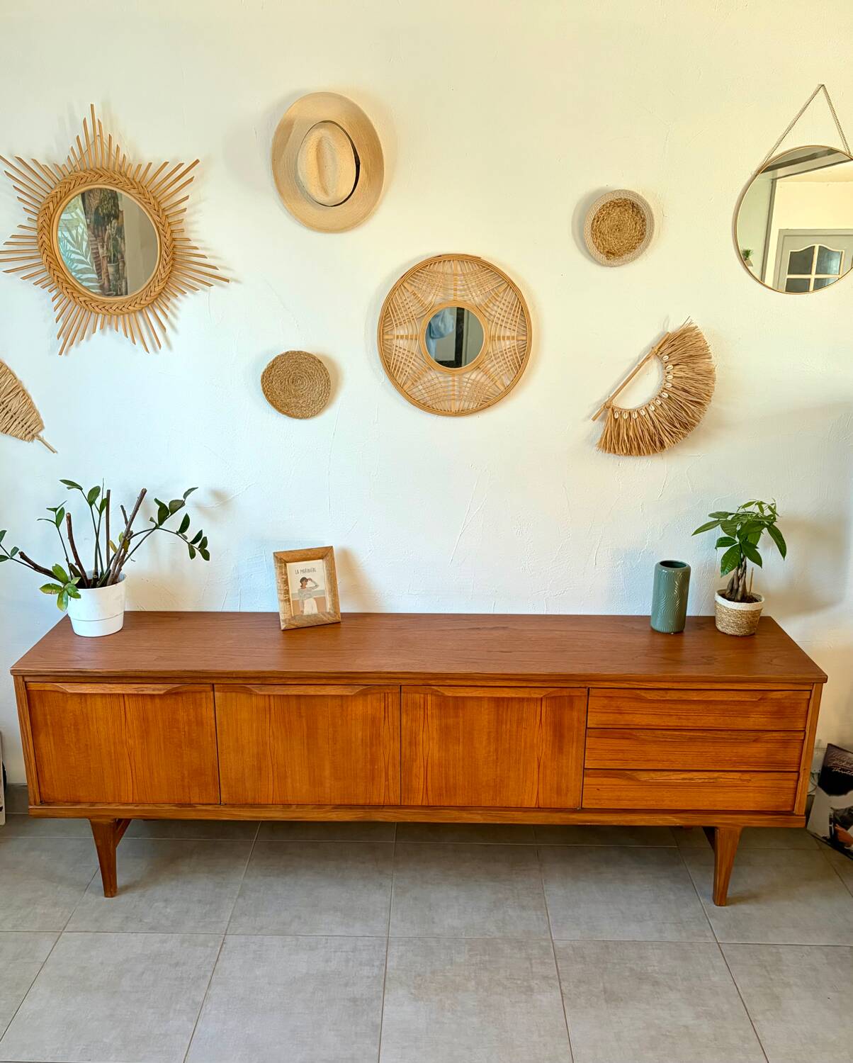 Vintage Scandinavian teak sideboard